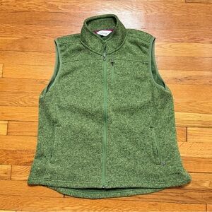 Orvis Green Knit Women’s Vest Size XL